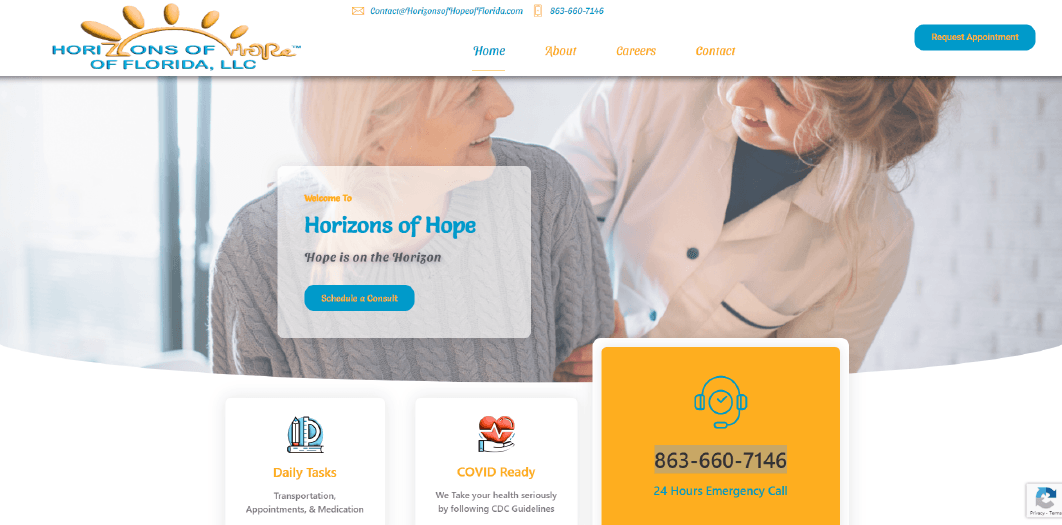 Responsive WordPress Website Design | Health Care Agency | Load Toad Networks