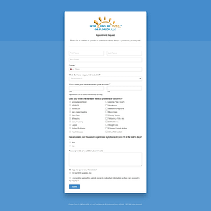 Load Toad Networks - Custom Forms - Health Care Agency - Responsive Website Design